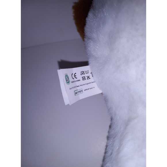 De Luca Plush Stuffed Animal Brown White Black Dog - Picture 3 of 7